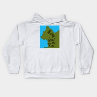 Monterey, California Map Named Kids Hoodie